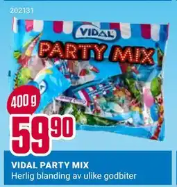 Europris VIDAL PARTY MIX tilbud