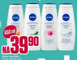 Europris NIVEA DUSJSÅPE tilbud