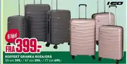 Europris KOFFERT GRANKA ROSA/GRÅ tilbud