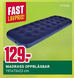 Europris MADRASS OPPBLÅSBAR tilbud