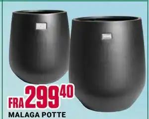 Europris MALAGA POTTE tilbud
