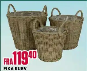 Europris FIKA KURV tilbud