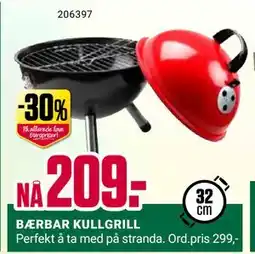 Europris BÆRBAR KULLGRILL tilbud