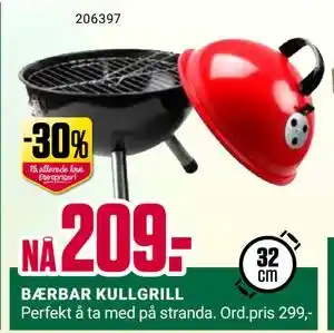 Europris BÆRBAR KULLGRILL tilbud