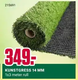 Europris KUNSTGRESS 14 MM tilbud