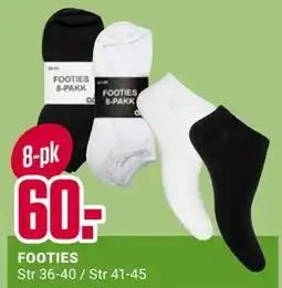 Europris FOOTIES tilbud