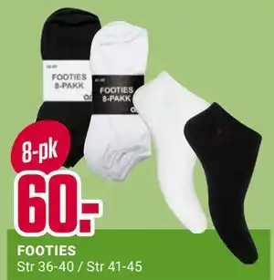 Europris FOOTIES tilbud