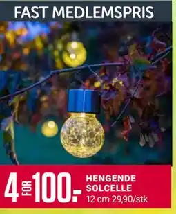 Europris HENGENDE SOLCELLE tilbud