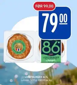 Rema 1000 LOFOTBURGER 86% tilbud
