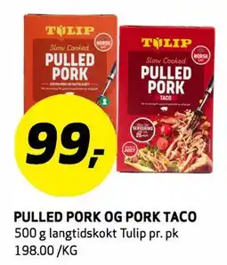 Bunnpris PULLED PORK OG PORK TACO tilbud
