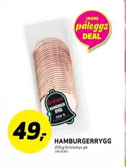 Bunnpris HAMBURGERRYGG tilbud