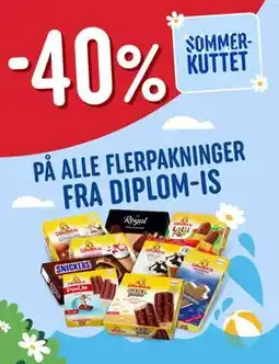Rema 1000 40% På alle flerpakninger fra DIPLOM-IS tilbud