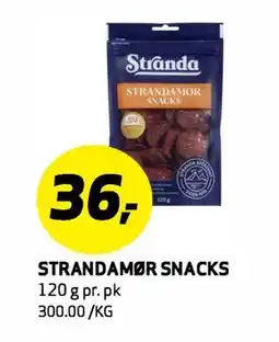 Bunnpris STRANDAMØR SNACKS tilbud