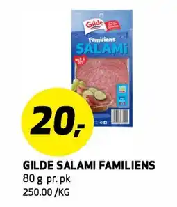 Bunnpris GILDE SALAMI FAMILIENS tilbud