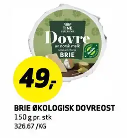 Bunnpris BRIE ØKOLOGISK DOVREOST tilbud