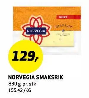 Bunnpris NORVEGIA SMAKSRIK tilbud