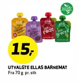 Bunnpris UT VALGTE ELLAS BARNEMAT tilbud