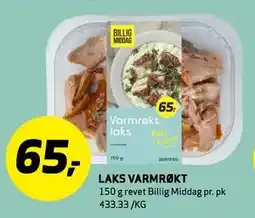 Bunnpris LAKS VARMRØKT tilbud