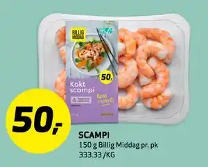 Bunnpris SCAMPI tilbud