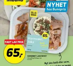 Bunnpris Varmrøkt Laks Revet tilbud
