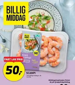 Bunnpris SCAMPI tilbud