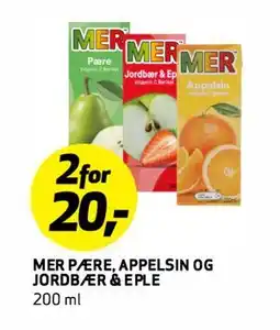 Bunnpris MER PÆRE, APPELSIN OG JORDBÆR&EPLE tilbud