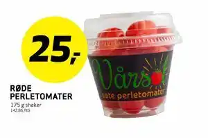 Bunnpris RØDE PERLETOMATER tilbud
