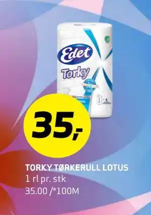 Bunnpris TORKY TØRKERULL LOTUS tilbud