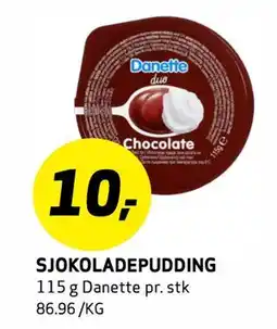 Bunnpris SJOKOLADEPUDDING tilbud