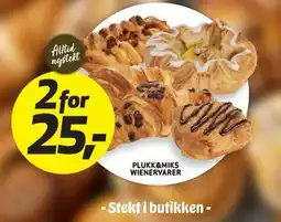 Bunnpris PLUKK & MIKS WIENERVARER tilbud