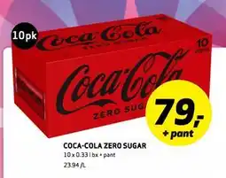 Bunnpris COCA- COLA ZERO SUGAR tilbud