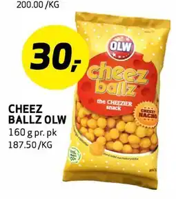Bunnpris CHEEZ BALLZ OLW tilbud