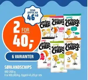 Coop Obs SØRLANDSCHIPS tilbud