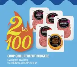 Coop Obs COOP GRILL PERFEKT BURGERE tilbud