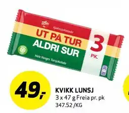Bunnpris KVIKK LUNSJ tilbud