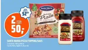 Coop Obs SANTA MARIA PIZZA/TOPPING/SAUS tilbud