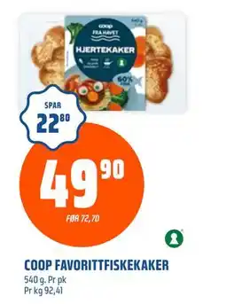 Coop Obs COOP FAVORITTFISKEKAKER tilbud