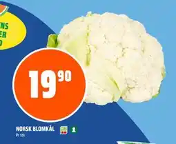 Coop Obs NORSK BLOMKÅL tilbud