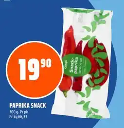 Coop Obs PAPRIKA SNACK tilbud