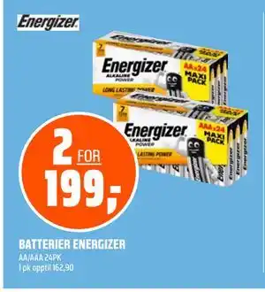 Coop Obs BATTERIER ENERGIZER tilbud