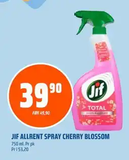 Coop Obs JIF ALLRENT SPRAY CHERRY BLOSSOM tilbud