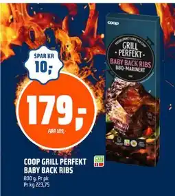 Coop Obs COOP GRILL PERFEKT BABY BACK RIBS tilbud