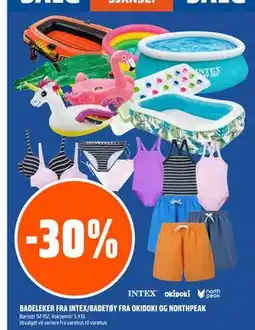 Coop Obs BADELEKER FRA INTEX/BADETØY FRA OKIDOKI OG NORTHPEAK tilbud