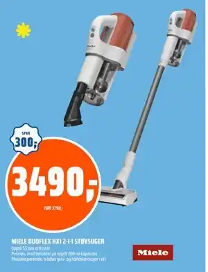 Coop Obs MIELE DUOFLEX HX1 2-I-1 STØVSUGER tilbud