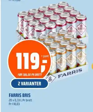 Coop Obs FARRIS BRIS tilbud