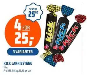 Coop Obs KICK LAKRISSTANG tilbud