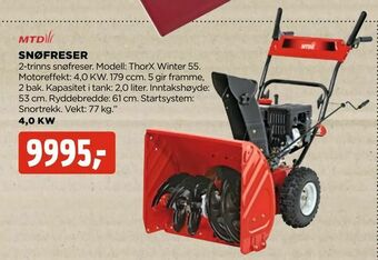 jem & fix Snøfreser tilbud