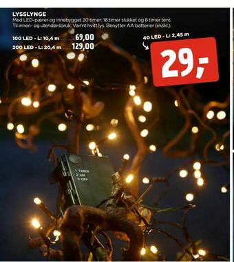 jem & fix Lysslynge tilbud