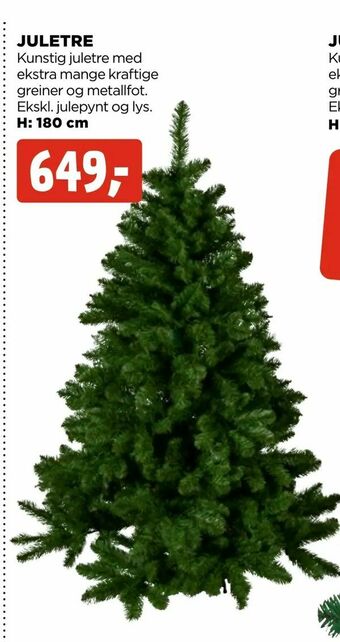 jem & fix Juletre tilbud
