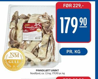 Rema 1000 Pinnekjøtt urøkt tilbud